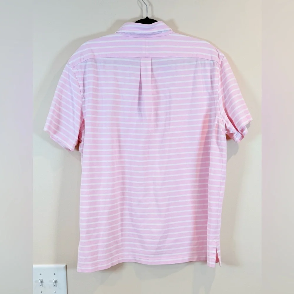🔥NWOT Ralph Lauren Pink Striped Polo Shirt size XL🔥